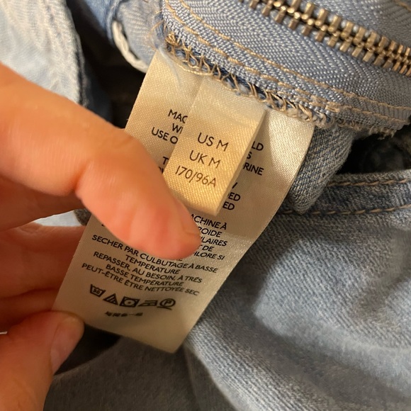 Free People GoWest Denim Overalls Chambray Jumpsuit - Picture 12 of 14